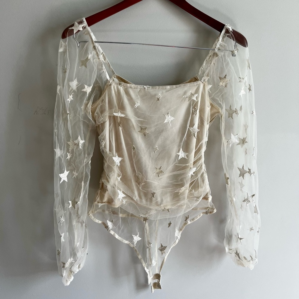 Celeste star mesh bodysuit